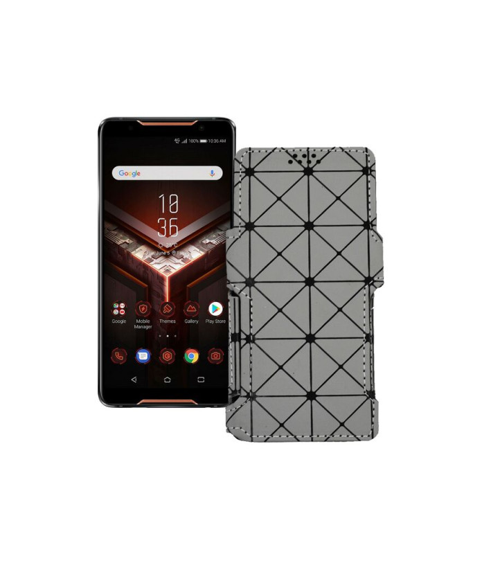 Чохол-книжка з екошкіри для телефону Asus ROG Phone ZS600KL