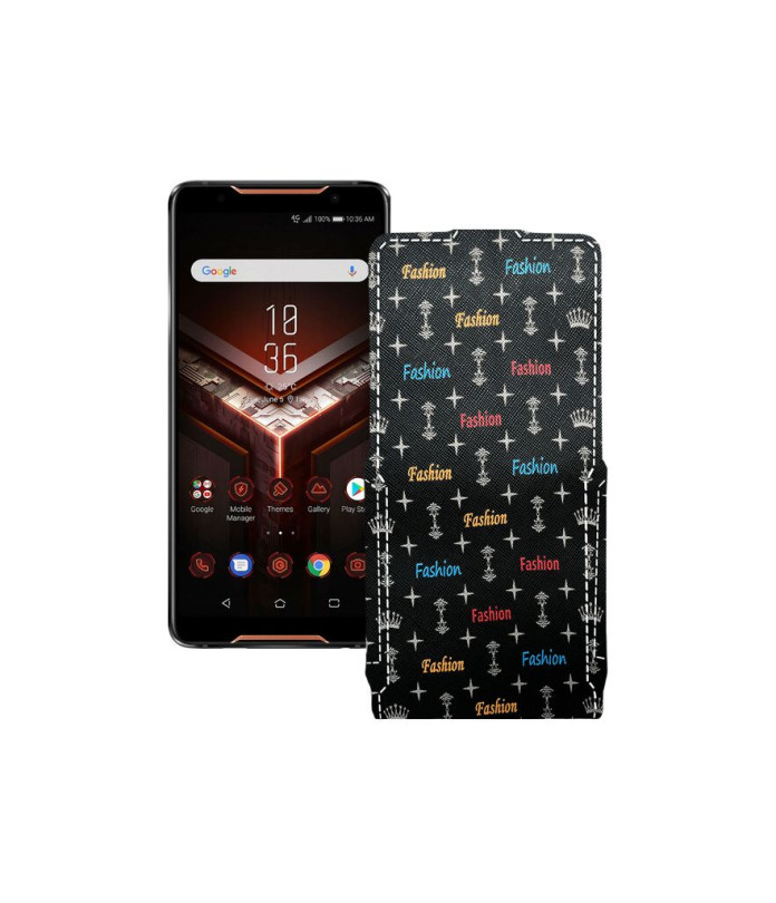 Чохол-флип з екошкіри для телефону Asus ROG Phone ZS600KL