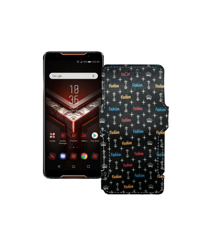 Чохол-книжка з екошкіри для телефону Asus ROG Phone ZS600KL