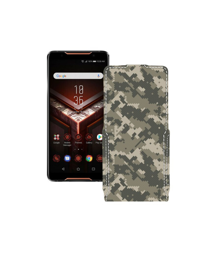 Чохол-флип з екошкіри для телефону Asus ROG Phone ZS600KL