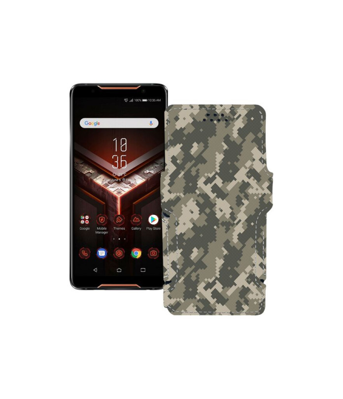 Чохол-книжка з екошкіри для телефону Asus ROG Phone ZS600KL