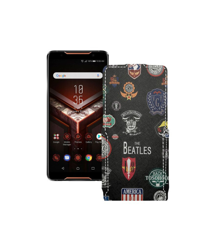 Чохол-флип з екошкіри для телефону Asus ROG Phone ZS600KL