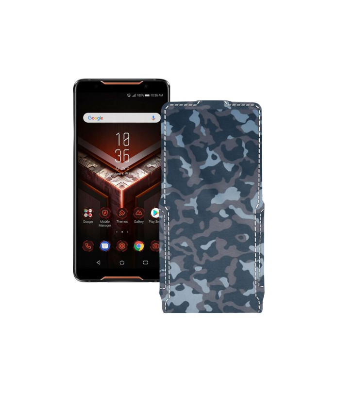 Чохол-флип з екошкіри для телефону Asus ROG Phone ZS600KL