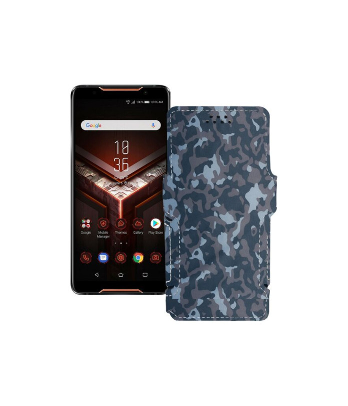 Чохол-книжка з екошкіри для телефону Asus ROG Phone ZS600KL