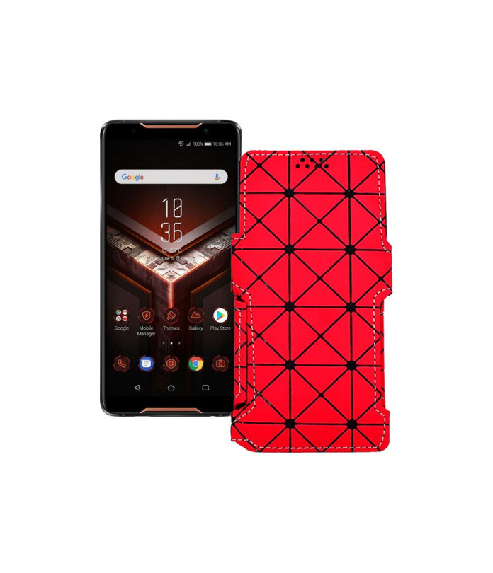 Чохол-книжка з екошкіри для телефону Asus ROG Phone ZS600KL