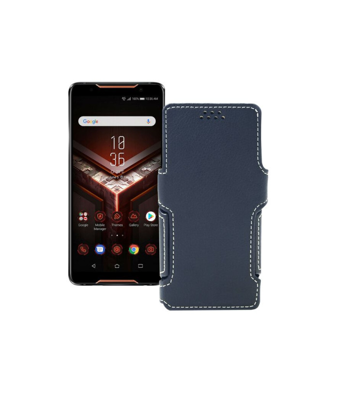 Чохол-книжка з екошкіри для телефону Asus ROG Phone ZS600KL