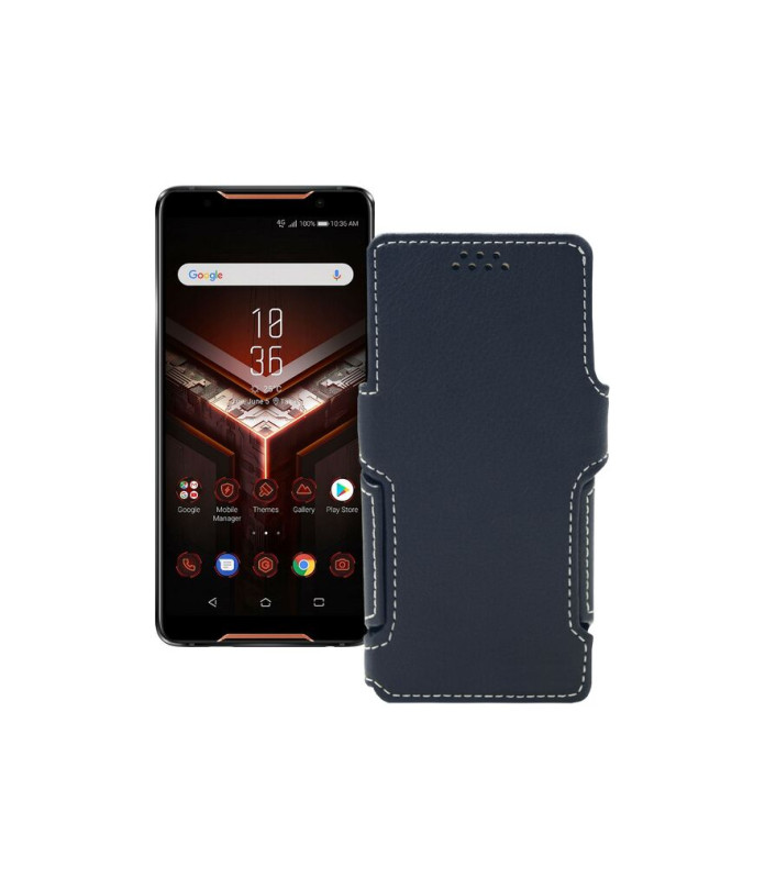 Чохол-книжка з екошкіри для телефону Asus ROG Phone ZS600KL