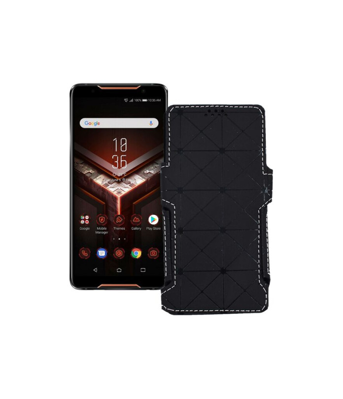 Чохол-книжка з екошкіри для телефону Asus ROG Phone ZS600KL