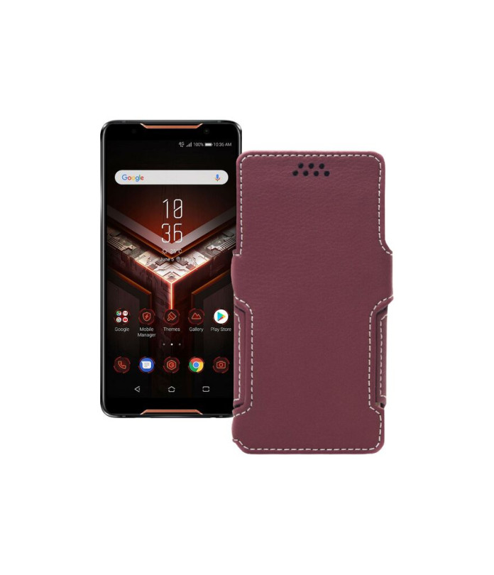 Чохол-книжка з екошкіри для телефону Asus ROG Phone ZS600KL