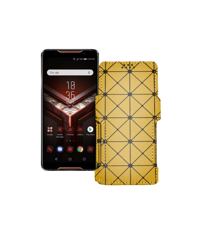 Чохол-книжка з екошкіри для телефону Asus ROG Phone ZS600KL