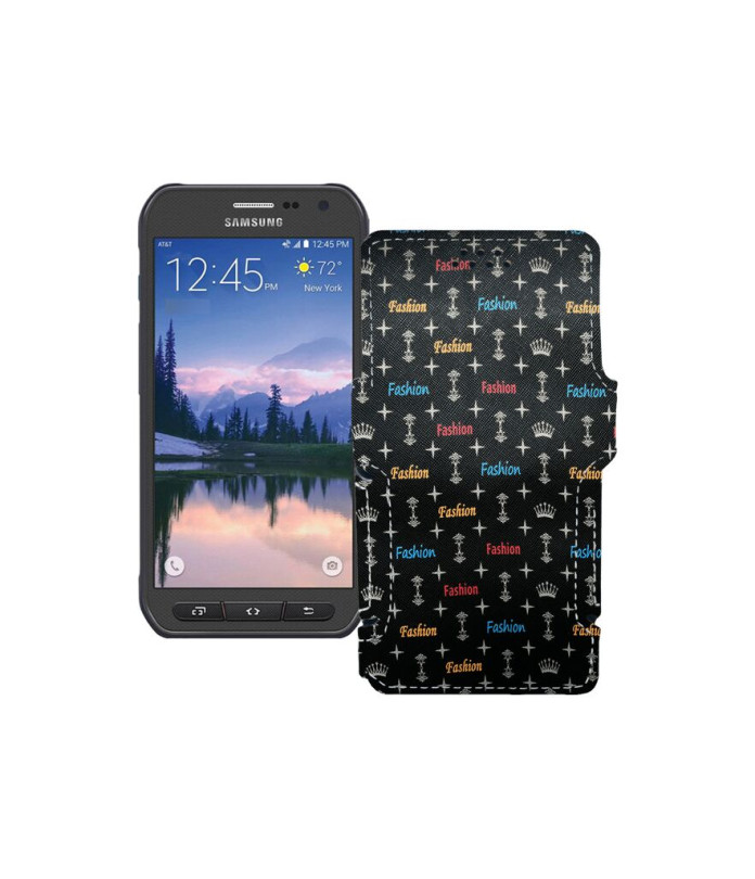 Чохол-книжка з екошкіри для телефону Samsung Galaxy S6 Active (G890)