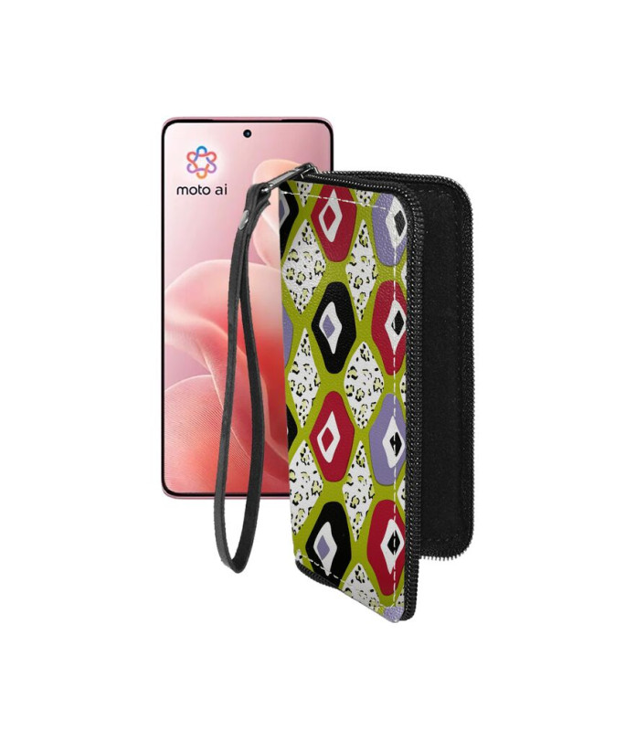 Чохол-гаманець з екошкіри для телефону Motorola Edge 60 Fusion