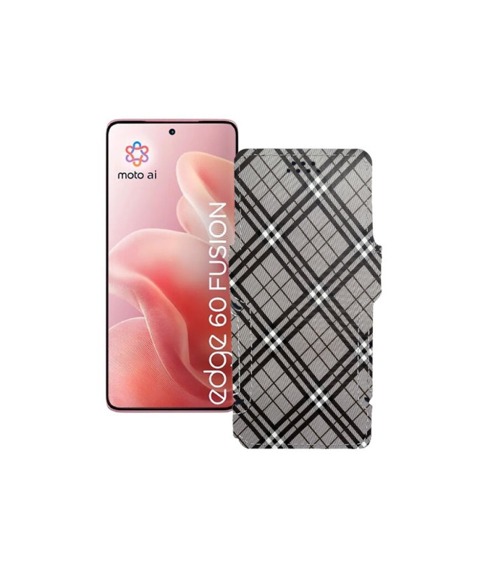 Чохол-книжка з екошкіри для телефону Motorola Edge 60 Fusion