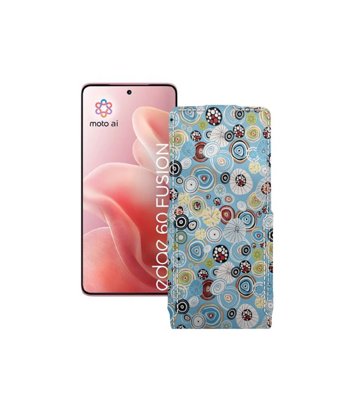 Чохол-флип з екошкіри для телефону Motorola Edge 60 Fusion