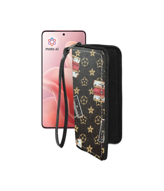 Чохол-гаманець з екошкіри для телефону Motorola Edge 60 Fusion