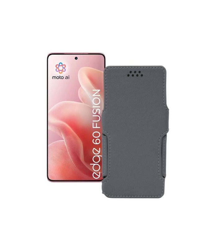 Чохол-книжка з екошкіри для телефону Motorola Edge 60 Fusion