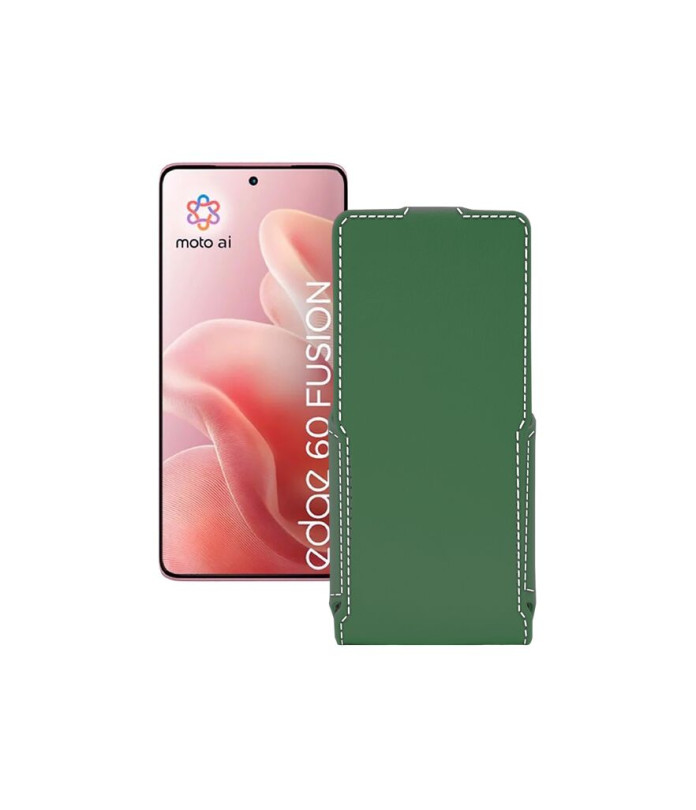 Чохол-флип з екошкіри для телефону Motorola Edge 60 Fusion
