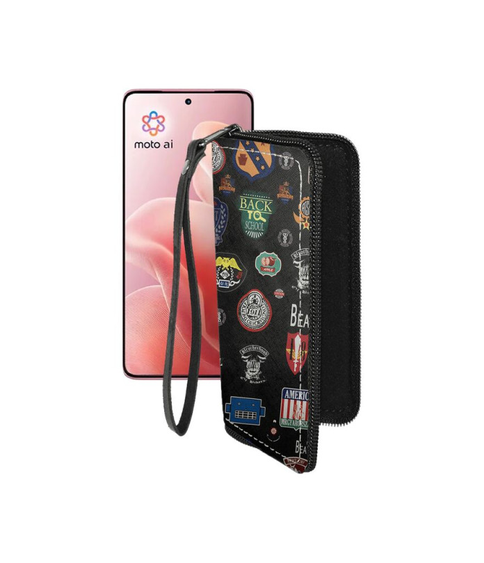 Чохол-гаманець з екошкіри для телефону Motorola Edge 60 Fusion