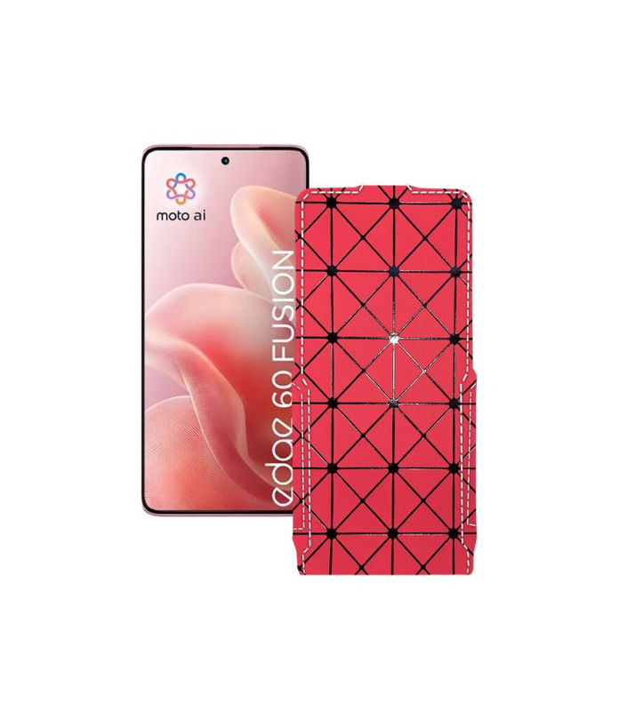 Чохол-флип з екошкіри для телефону Motorola Edge 60 Fusion
