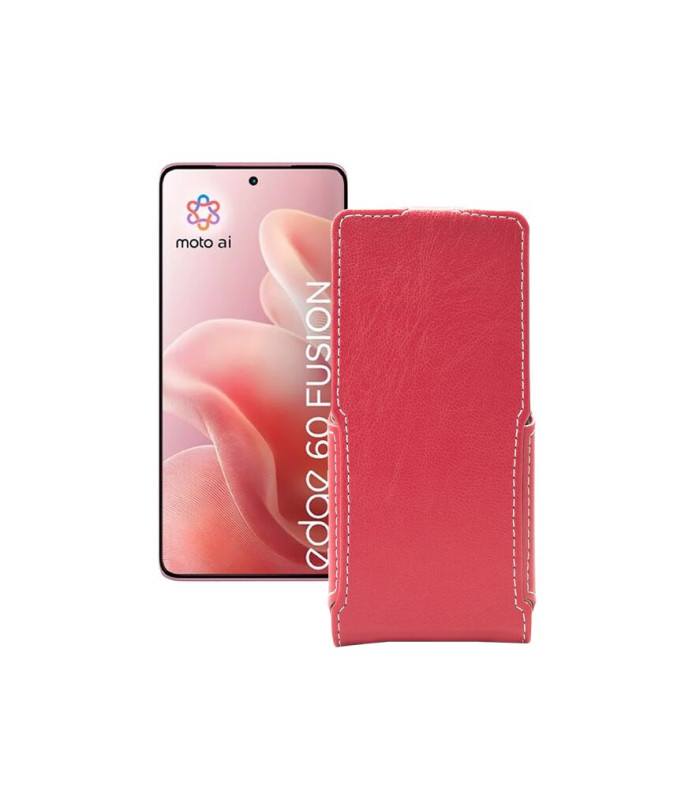 Чохол-флип з екошкіри для телефону Motorola Edge 60 Fusion