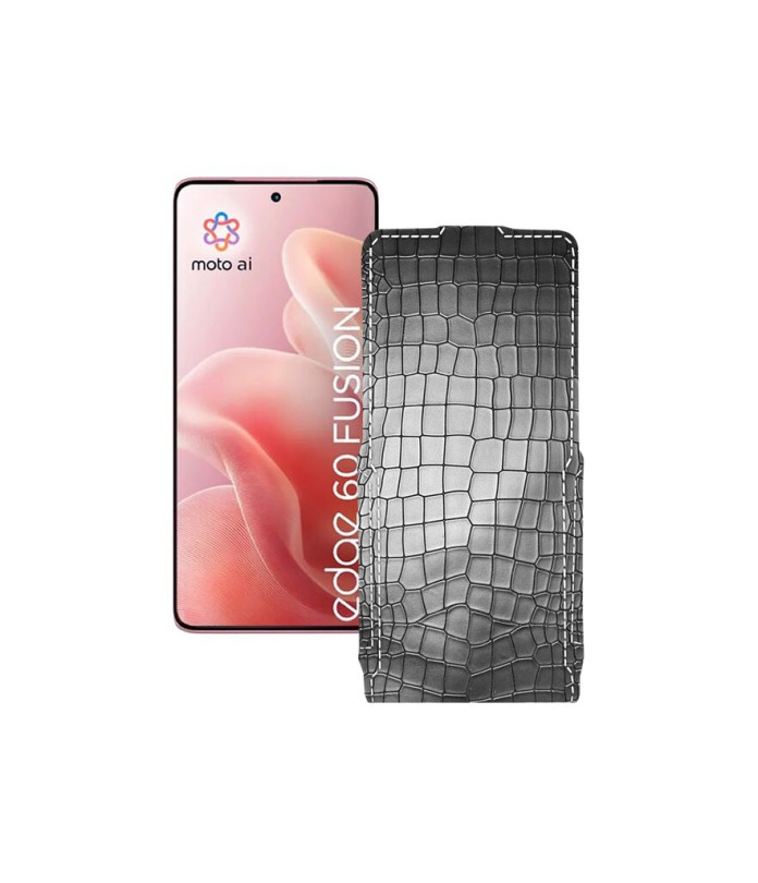 Чохол-флип з екошкіри для телефону Motorola Edge 60 Fusion