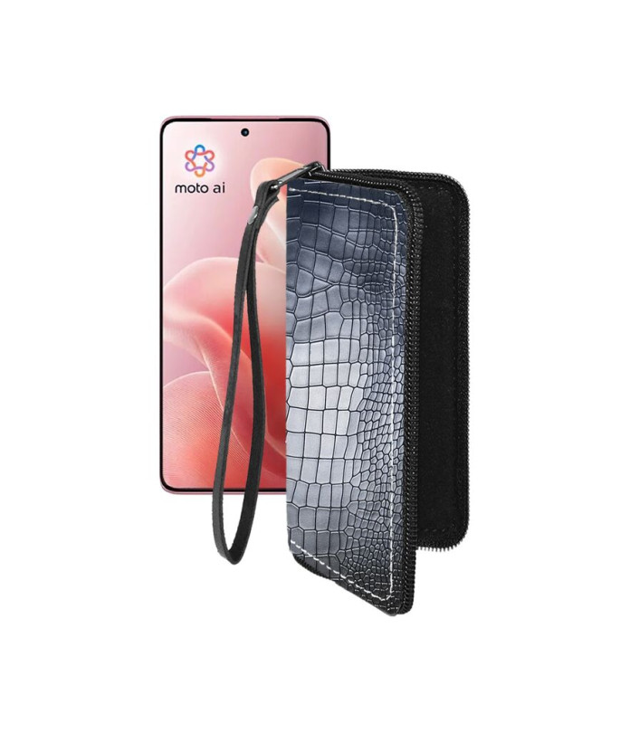 Чохол-гаманець з екошкіри для телефону Motorola Edge 60 Fusion
