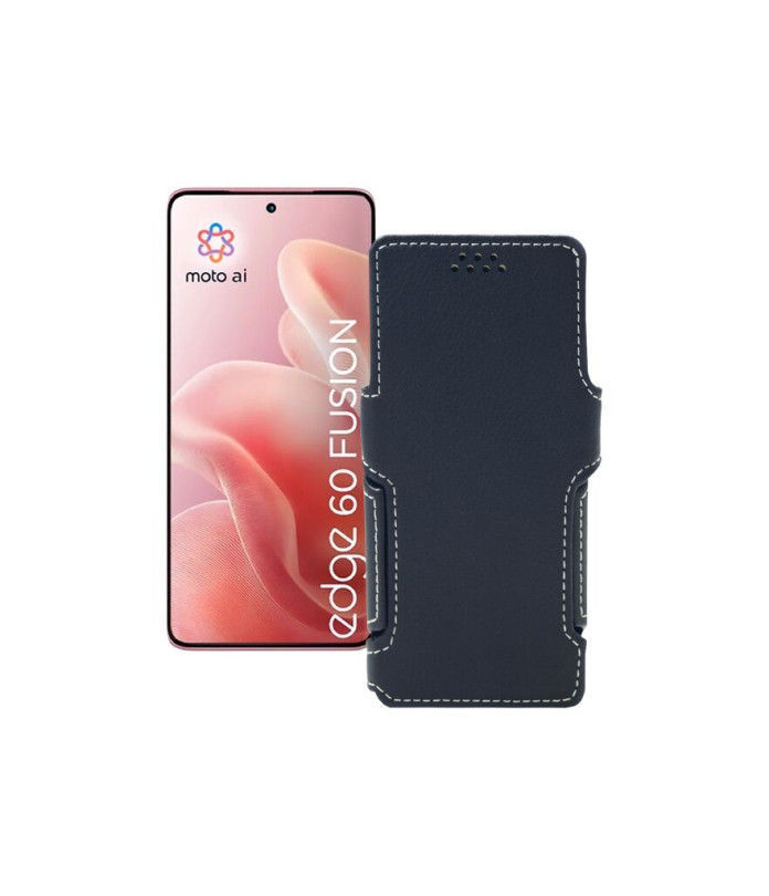 Чохол-книжка з екошкіри для телефону Motorola Edge 60 Fusion