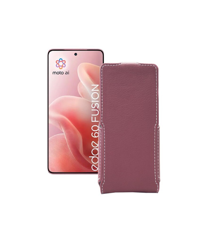 Чохол-флип з екошкіри для телефону Motorola Edge 60 Fusion