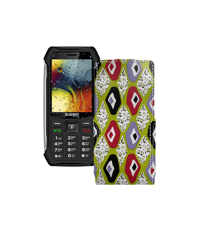 Чохол-флип з екошкіри для телефону Sigma X-style 323 RAIN