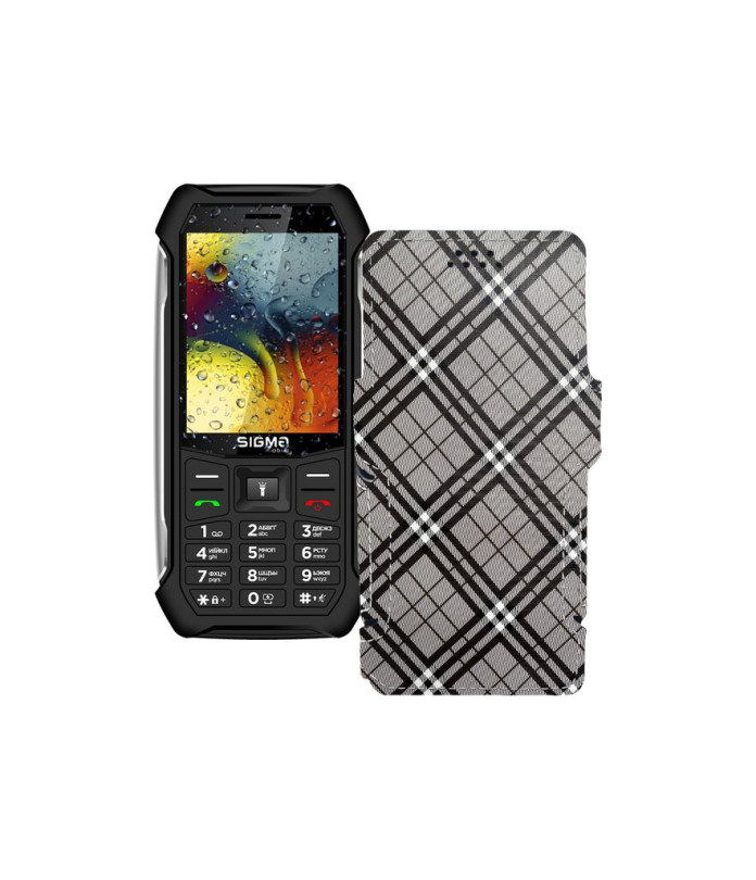 Чохол-книжка з екошкіри для телефону Sigma X-style 323 RAIN