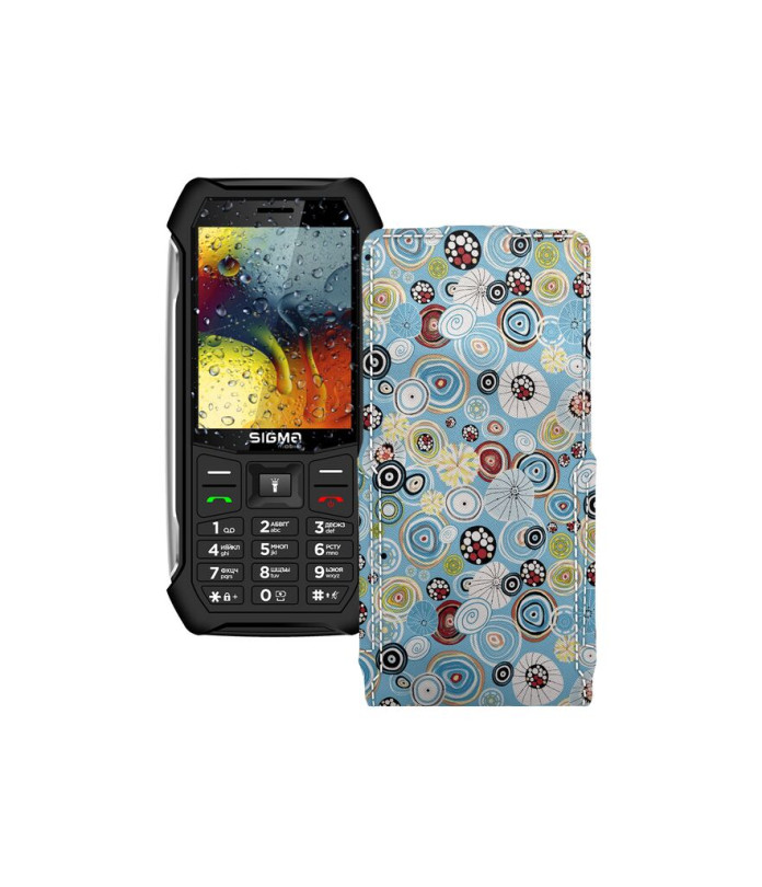 Чохол-флип з екошкіри для телефону Sigma X-style 323 RAIN