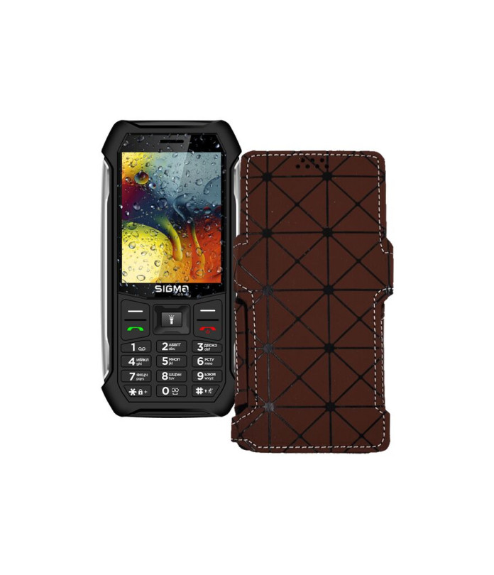 Чохол-книжка з екошкіри для телефону Sigma X-style 323 RAIN