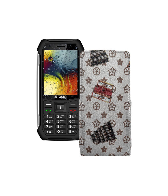 Чохол-флип з екошкіри для телефону Sigma X-style 323 RAIN