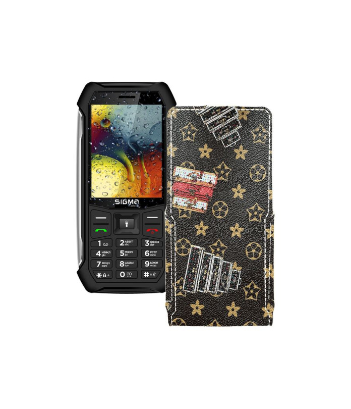 Чохол-флип з екошкіри для телефону Sigma X-style 323 RAIN