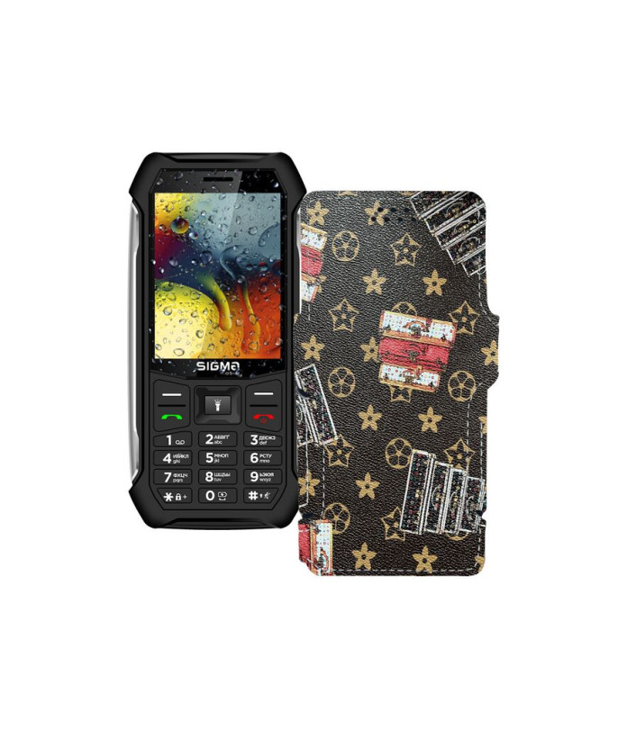 Чохол-книжка з екошкіри для телефону Sigma X-style 323 RAIN