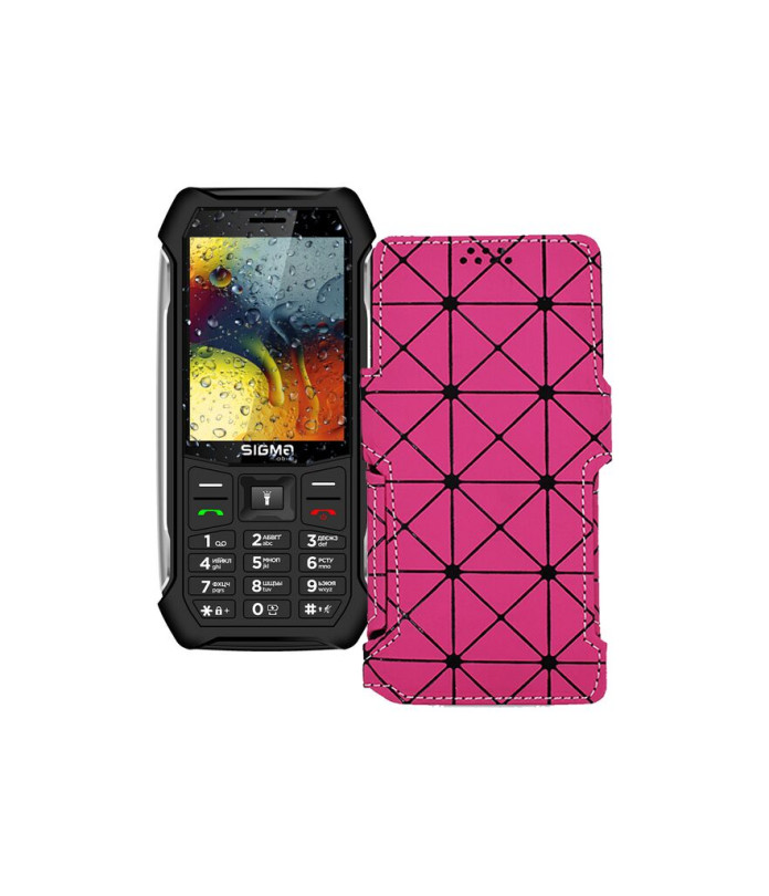Чохол-книжка з екошкіри для телефону Sigma X-style 323 RAIN