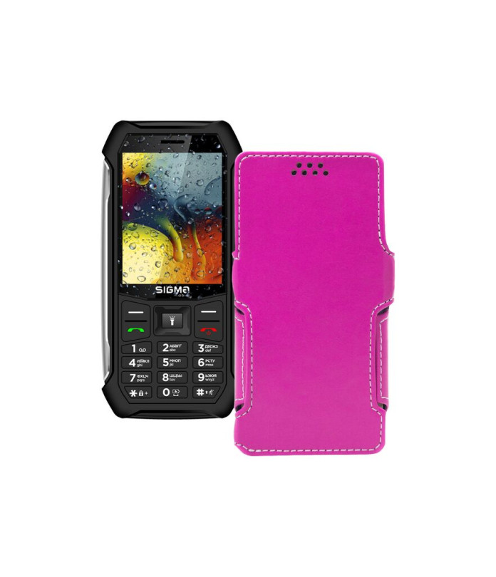 Чохол-книжка з екошкіри для телефону Sigma X-style 323 RAIN