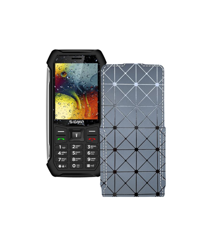 Чохол-флип з екошкіри для телефону Sigma X-style 323 RAIN