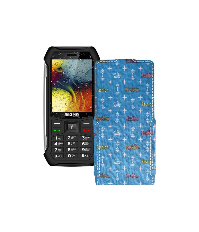 Чохол-флип з екошкіри для телефону Sigma X-style 323 RAIN