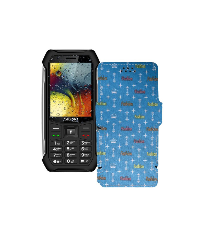 Чохол-книжка з екошкіри для телефону Sigma X-style 323 RAIN
