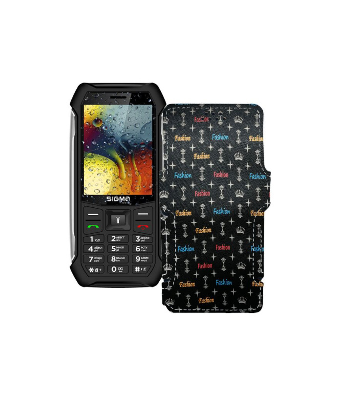 Чохол-книжка з екошкіри для телефону Sigma X-style 323 RAIN