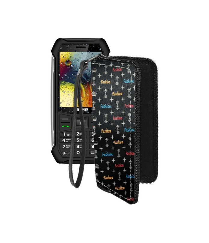 Чохол-гаманець з екошкіри для телефону Sigma X-style 323 RAIN