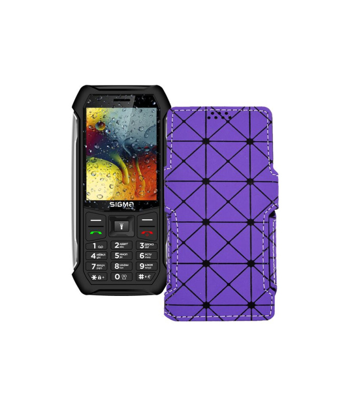 Чохол-книжка з екошкіри для телефону Sigma X-style 323 RAIN