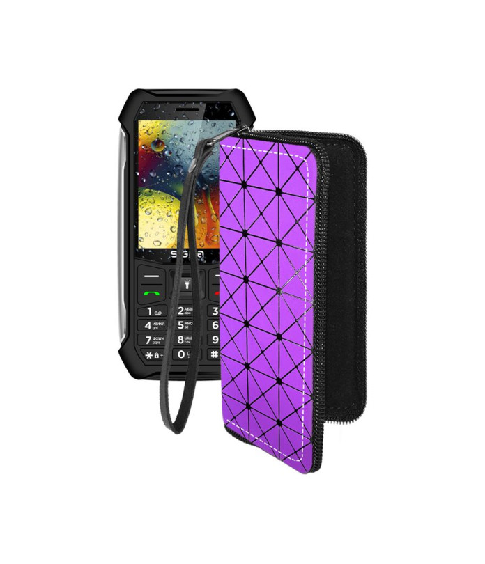 Чохол-гаманець з екошкіри для телефону Sigma X-style 323 RAIN