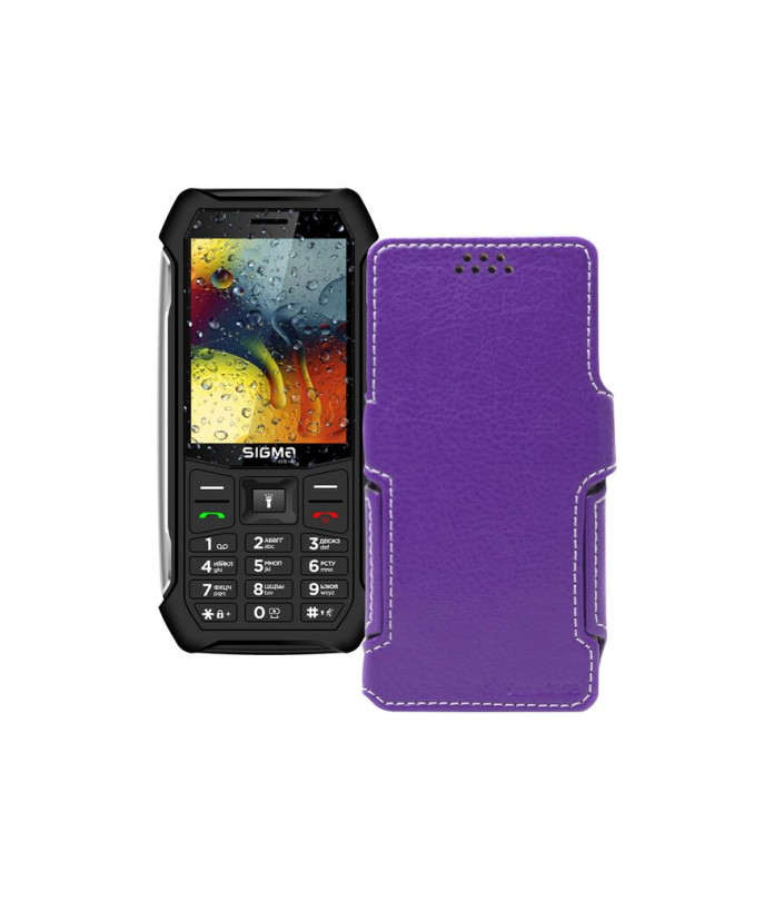 Чохол-книжка з екошкіри для телефону Sigma X-style 323 RAIN