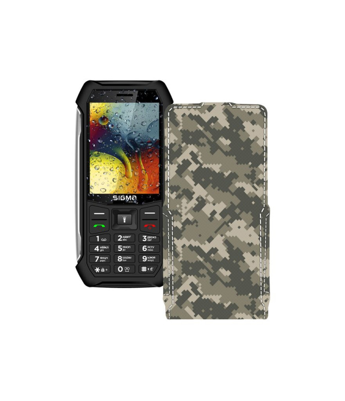 Чохол-флип з екошкіри для телефону Sigma X-style 323 RAIN