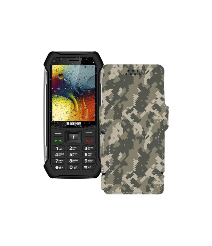 Чохол-книжка з екошкіри для телефону Sigma X-style 323 RAIN