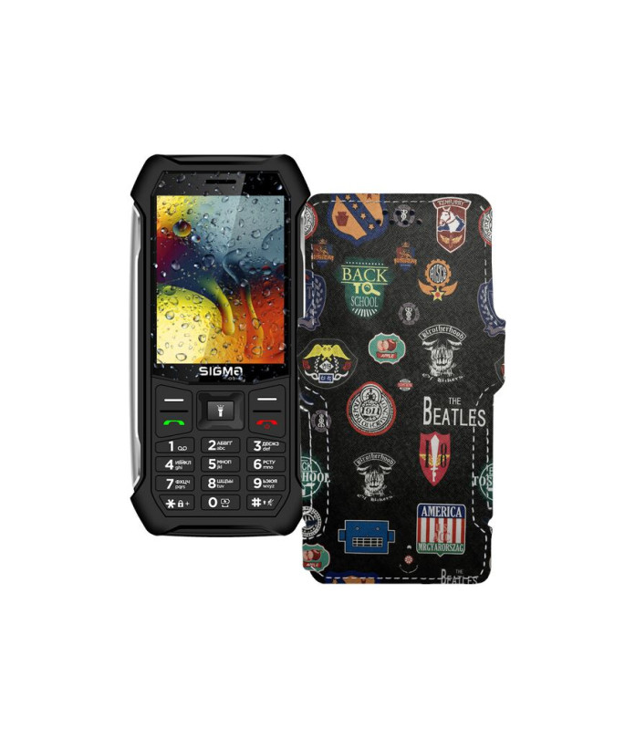 Чохол-книжка з екошкіри для телефону Sigma X-style 323 RAIN