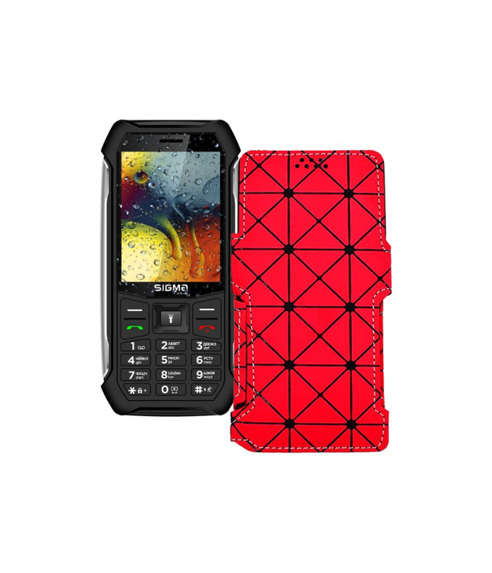 Чохол-книжка з екошкіри для телефону Sigma X-style 323 RAIN