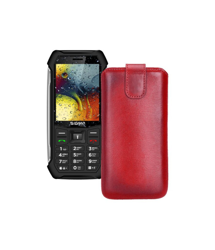 Витяжка зі шкіри для телефону Sigma X-style 323 RAIN